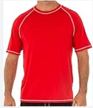 UV Skinz Red RashGuard Size Large New with Tags